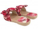 Încălțăminte plată de vară pentru papuci roșii pentru femei - 4