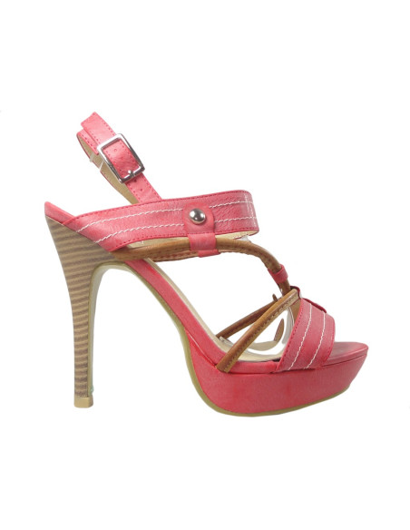 Pink pin sandals ladies' boots - 1