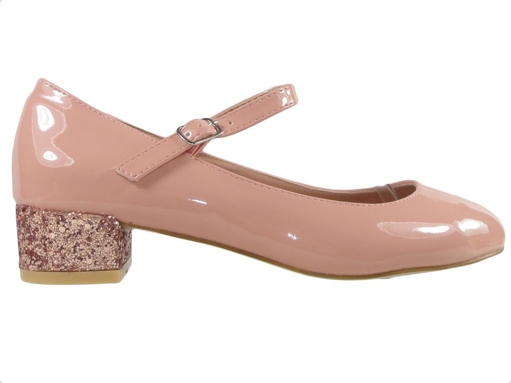 Pink eco shuttles leather low waistband boots - 1
