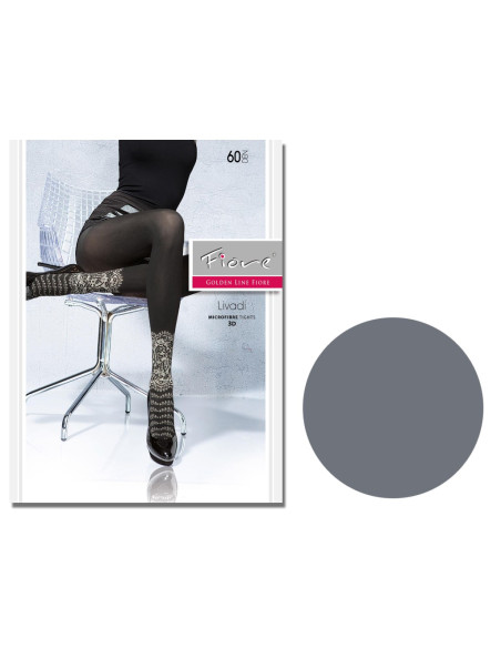 Collants Black Fiore couvrant 60 den avec motif - 3