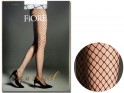 Čierne sieťované pančuchové nohavice pre ženy s väčšou sieťovinou Fiore - 3