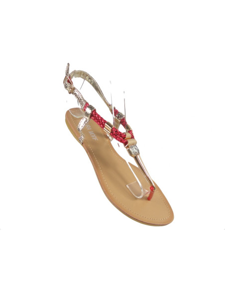Flache Sandalen Damen Flip-Flops - 3