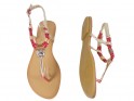 Încălțăminte cu sandale plate pentru femei - 2