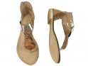 Sandale plate cu coadă de cămilă - 2