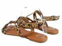 Sandale de damă pantofi de vară plat camo - 4