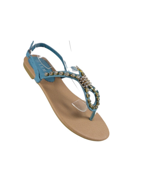 Sandales de mer en zircone bottes plates pour femmes - 3