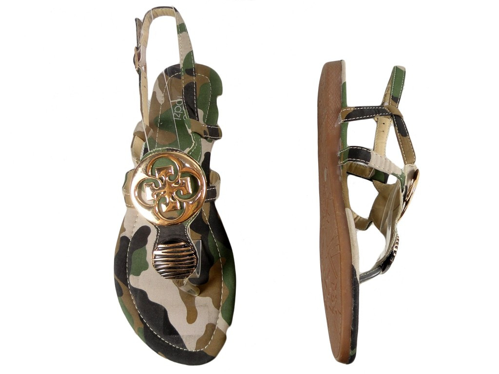 Sandale dama pantofi camo plat - 2