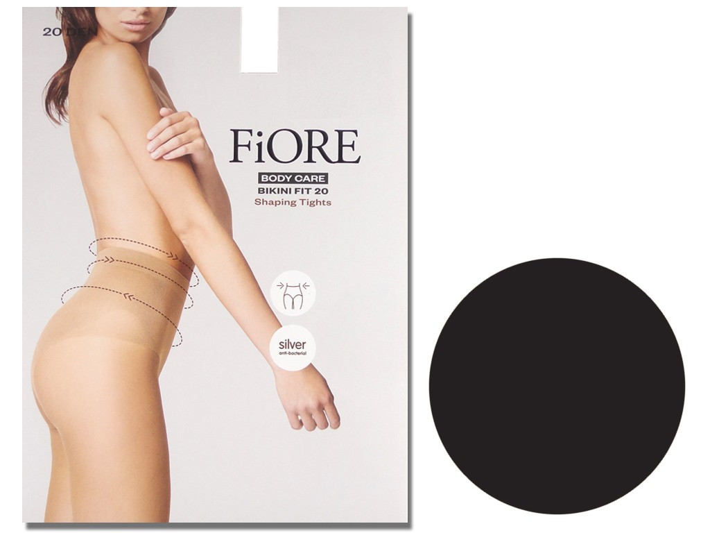 Bikini tights gently flattening the belly 20 den - 3