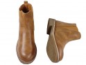 Ladies' flat brown boots - 2