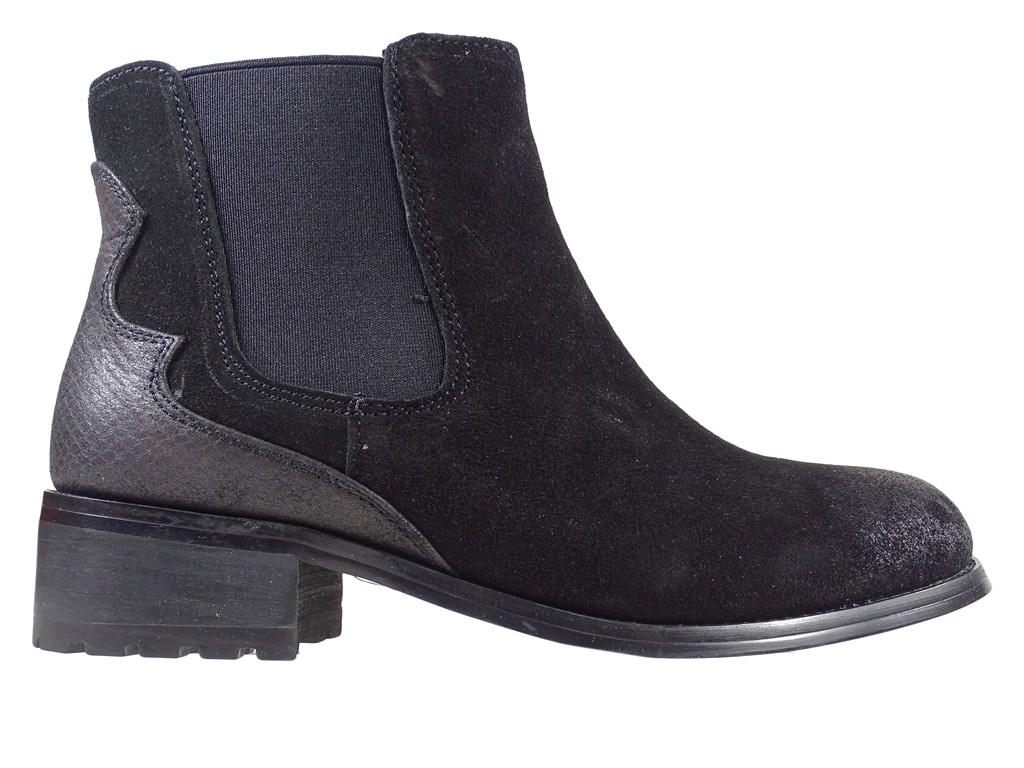 Černé kožené boty pro ženy Jodhpur - 1