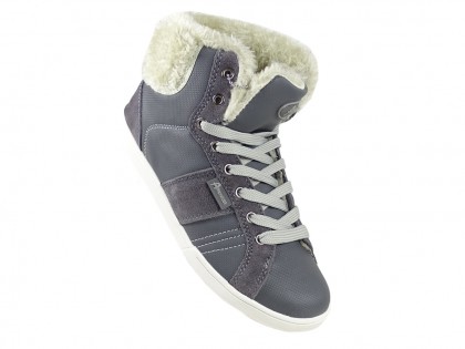 Sports women's boots with a sheepskin - 3