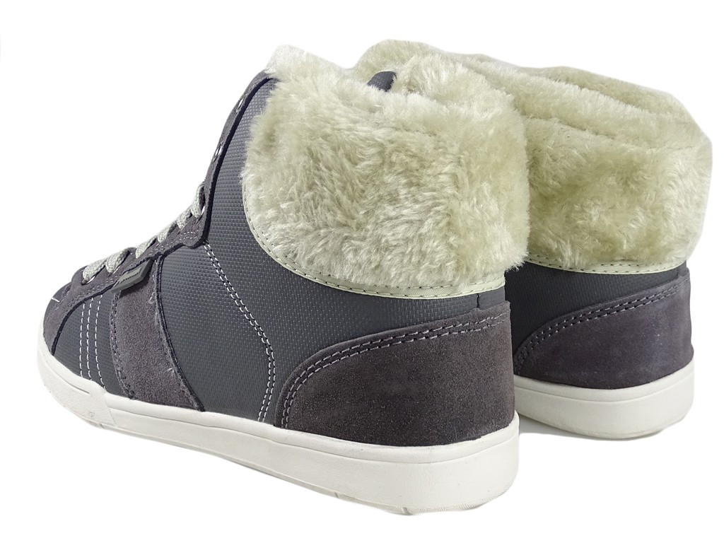 Pantofi sport de dama cu piele de oaie - 4