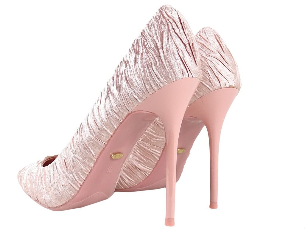 Rosa High Heels Damenschuhe Hochzeitsschuhe - 4