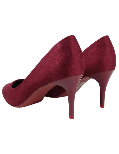 Niedrige Kirschschuhe aus Wildleder - 3