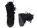 Ladies' boots on the tasseled sole - 5