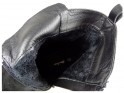 Papuci de damă din piele de căprioară neagră - 6