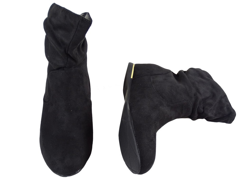 Czarne płaskie buty damskie wygodne