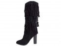 Ladies' boots sticks with tassels - 4