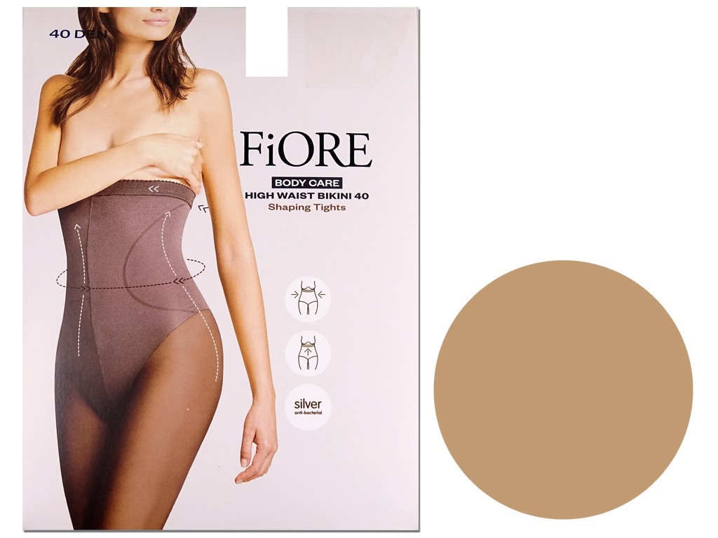 40den Fiore Bikini-Strumpfhose mit hoher Taille - 3