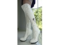 BOTTES BLANCHES AU GENOU - 5