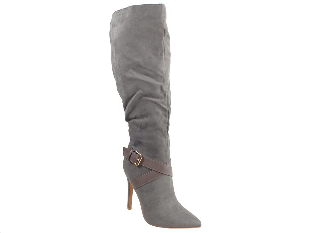 Graue High Heels für Frauen - 3