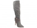 Tall ladies' boots on gray pins - 3