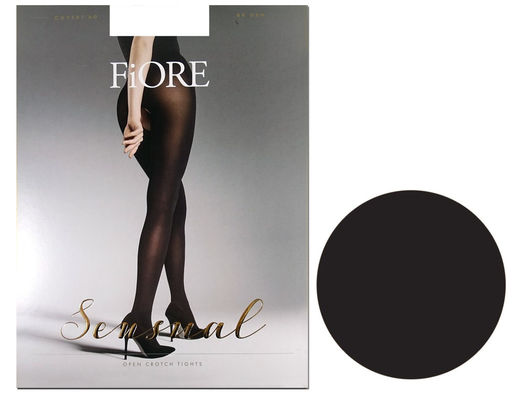 Tights with a hole in the crotch open step 80den - 3