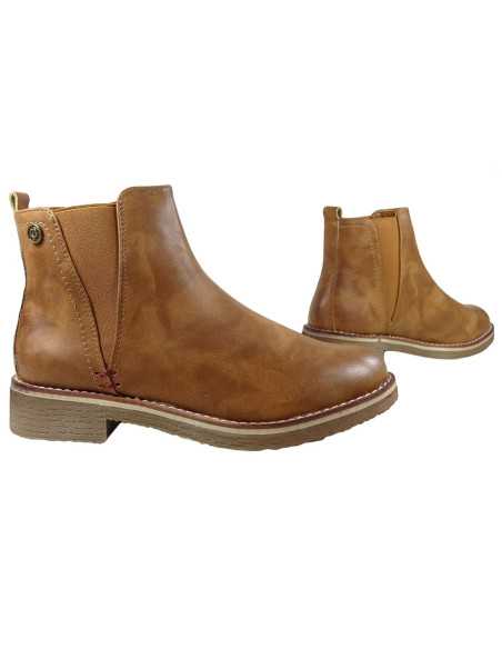 Bottes marron plates pour femmes - 3