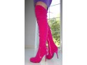 BOTTES EN DAIM ROSE DES MOUSQUETAIRES - 5