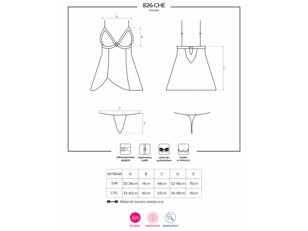 Obsessive erotic open bust chemise - 4