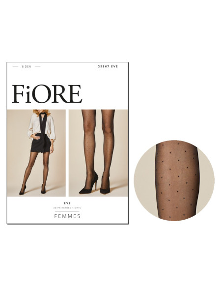 Fiore 8 DEN pöttyös harisnya - 3