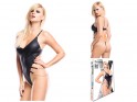 Black body like leather with chain lingerie erotic lingerie - 4