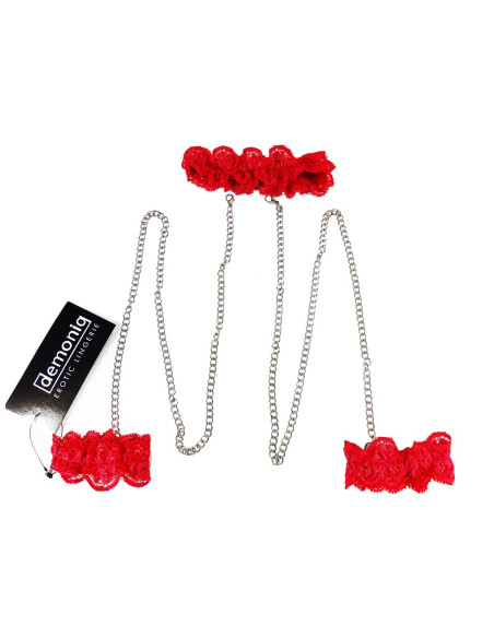 Jewelry set chain and wrist and neck bands - 2
