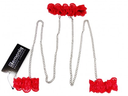 Jewellery set chain and wrist and neck bands - 2