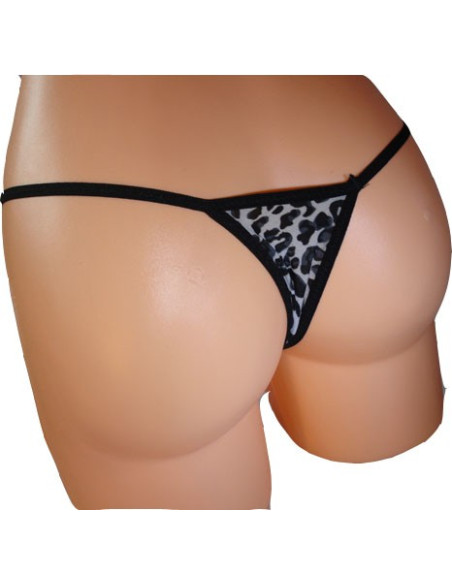 PANTHER-HEMISE POMPON-GRAUES SEXI-GESCHENK - 4