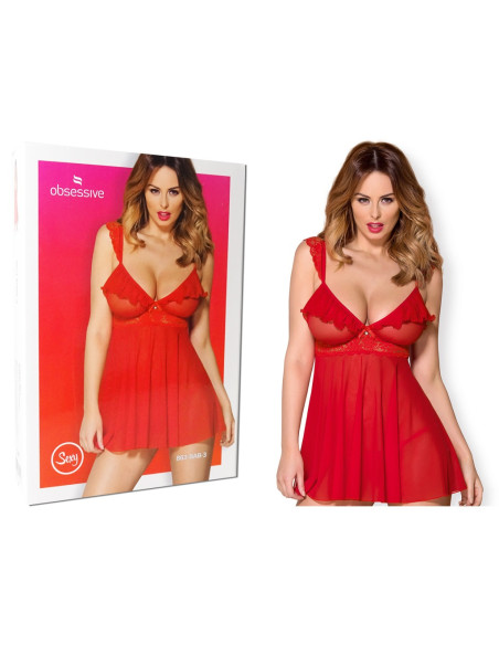 T-shirt rouge érotique Nuisette obsessionnelle - 3
