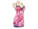 RED FLOWERS SATIN NIGHTDRESS - 2