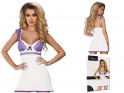 White purple nightgown women's lingerie - 4