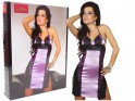 Lilac purple erotic chemise with lace - 6