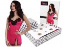 Red fitted erotic chemise - 5