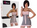 Grey pink nightdress with erotic lace - 6