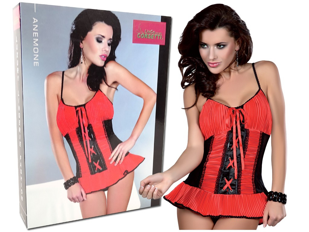 Cămașă de noapte roșie sexy pentru femei - 4