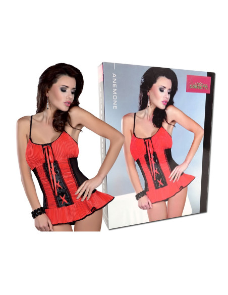 Cămașă de noapte roșie sexy pentru femei - 6