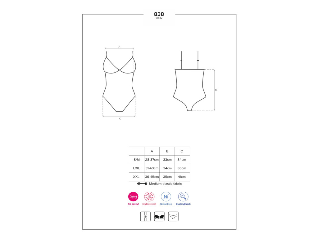 Red body lace Obsessive open step - 4