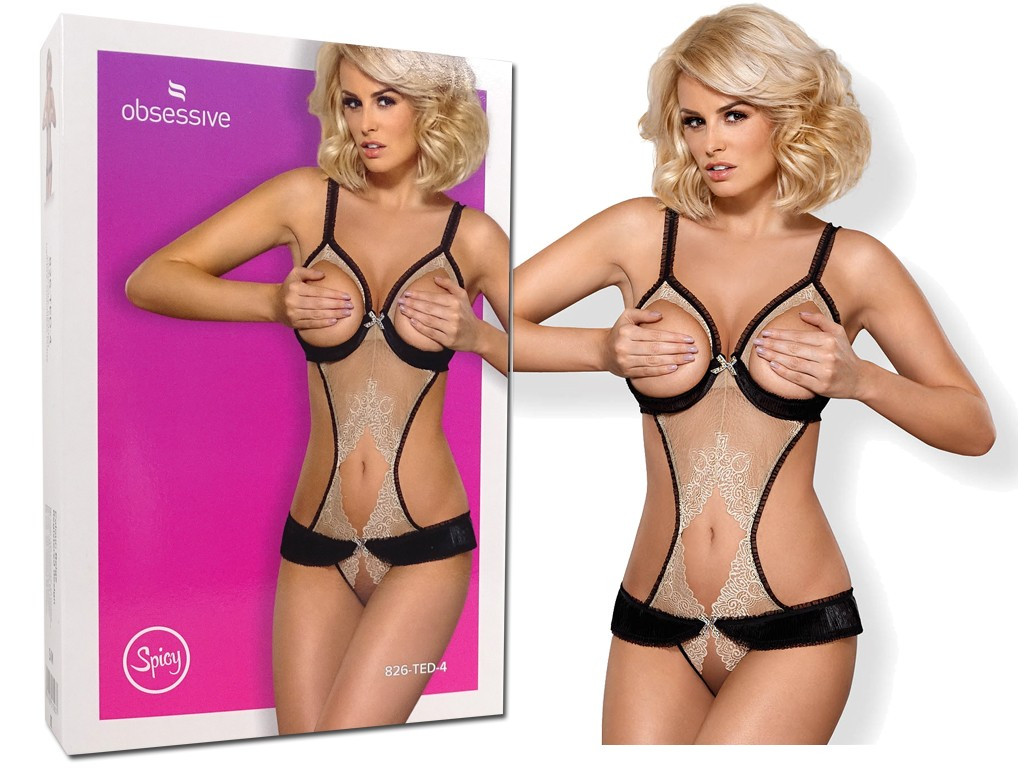 Körper Obsessive Spitze Open Step erotische Dessous - 5