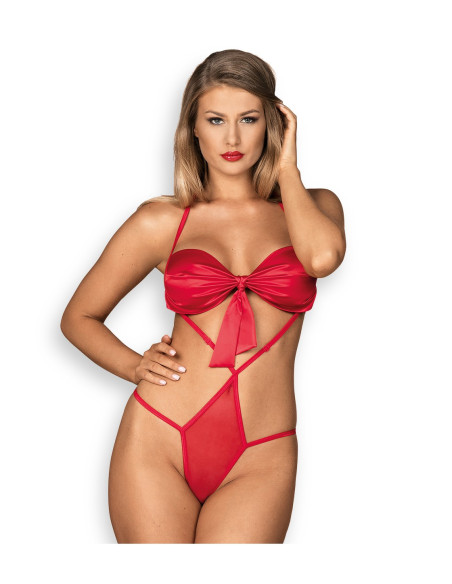 Raudonas bodis Obsessive erotinis apatinis trikotažas Giftella - 1