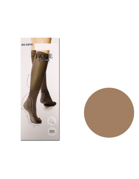 Chaussettes de genou 40 den Massage Massage des pieds Fiore - 4