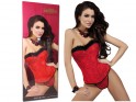 Red corset and thong Livia Corsetti underwear - 7