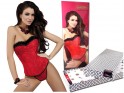 Red corset and thong Livia Corsetti underwear - 6