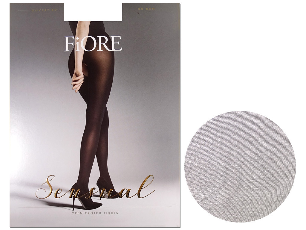 Tights with a hole in the crotch open step 80den - 5